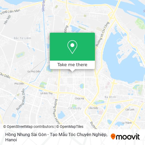 Hồng Nhung Sài Gòn - Tạo Mẫu Tóc Chuyên Nghiệp map