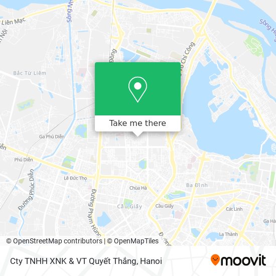 Cty TNHH XNK & VT Quyết Thắng map