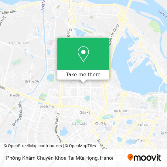 Phòng Khám Chuyên Khoa Tai Mũi Họng map