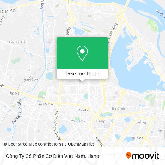 Công Ty Cổ Phần Cơ Điện Việt Nam map