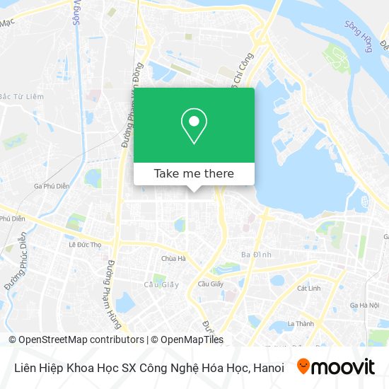 Liên Hiệp Khoa Học SX Công Nghệ Hóa Học map