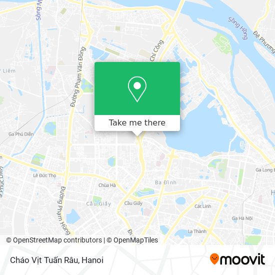 Cháo Vịt Tuấn Râu map