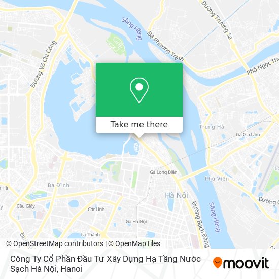 Công Ty Cổ Phần Đầu Tư Xây Dựng Hạ Tầng Nước Sạch Hà Nội map