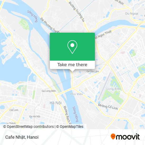 Cafe Nhật map