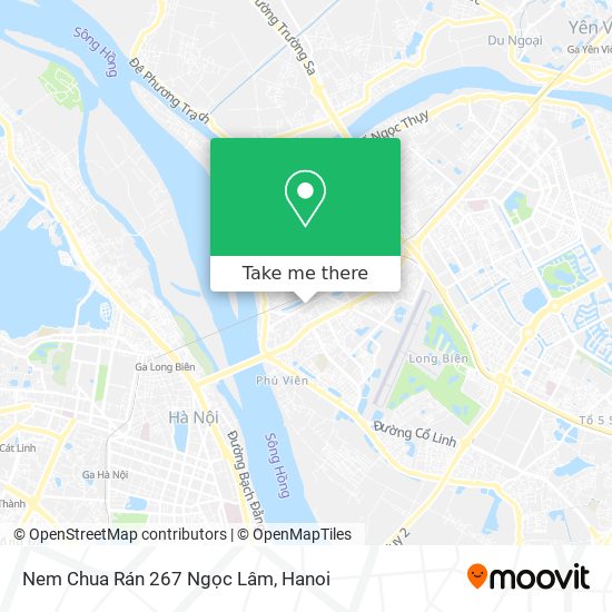 Nem Chua Rán 267 Ngọc Lâm map