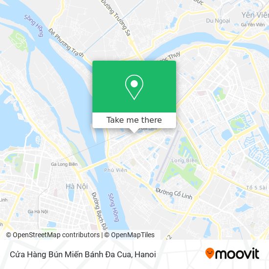 Cửa Hàng Bún Miến Bánh Đa Cua map