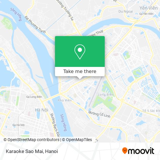 Karaoke Sao Mai map