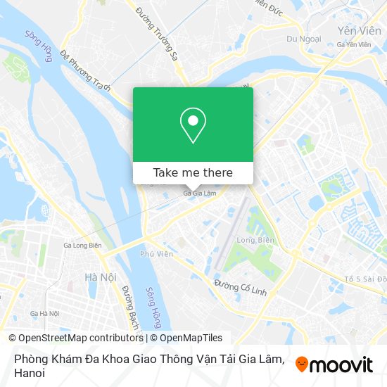 Phòng Khám Đa Khoa Giao Thông Vận Tải Gia Lâm map