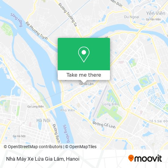 Nhà Máy Xe Lửa Gia Lâm map