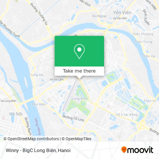 Winny - BigC Long Biên map