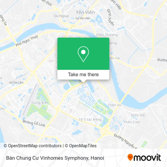 Bán Chung Cư Vinhomes Symphony map