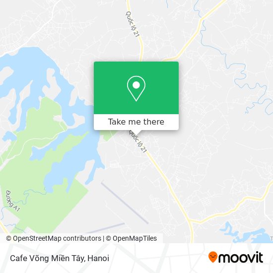 Cafe Võng Miền Tây map