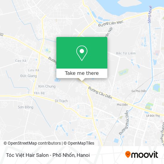 Tóc Việt Hair Salon - Phố Nhổn map