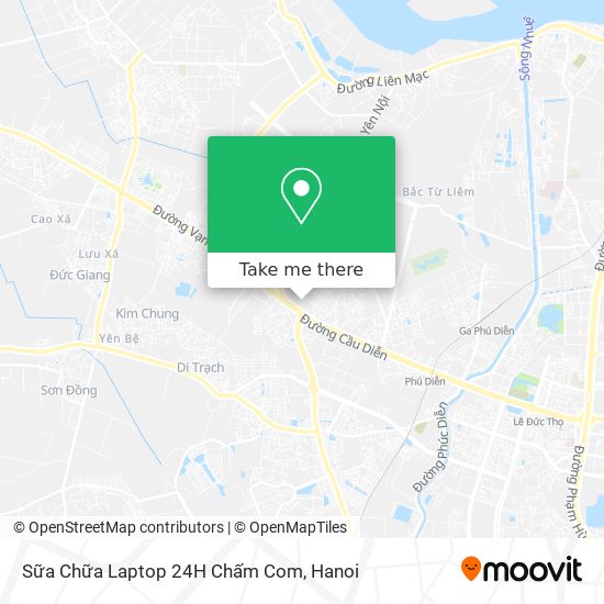 Sữa Chữa Laptop 24H Chấm Com map