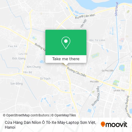 Cửa Hàng Dán Nilon Ô Tô-Xe Máy-Laptop Sơn Việt map