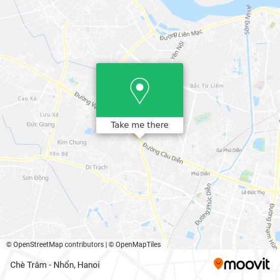 Chè Trâm - Nhổn map