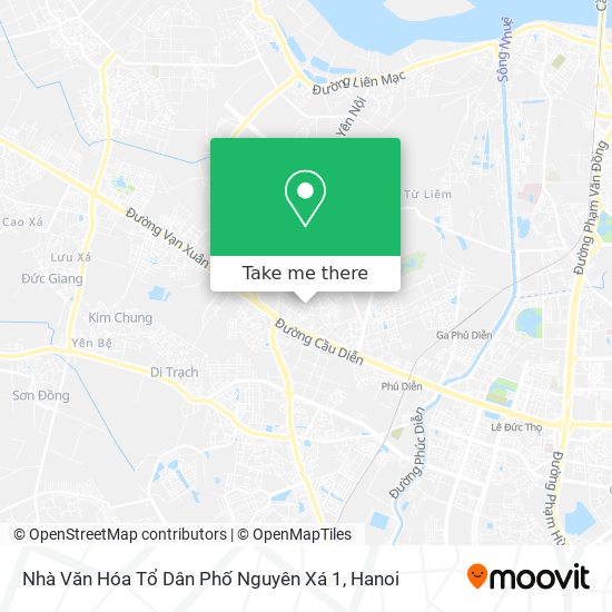 Nhà Văn Hóa Tổ Dân Phố Nguyên Xá 1 map