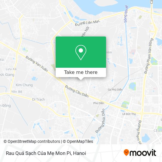 Rau Quả Sạch Của Mẹ Mon Pi map