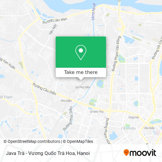Java Trà - Vương Quốc Trà Hoa map