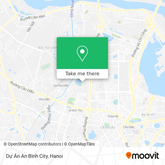 Dự Án An Bình City map
