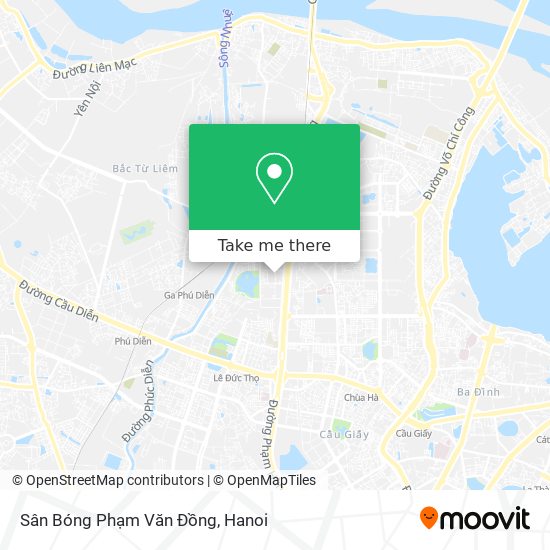 Sân Bóng Phạm Văn Đồng map