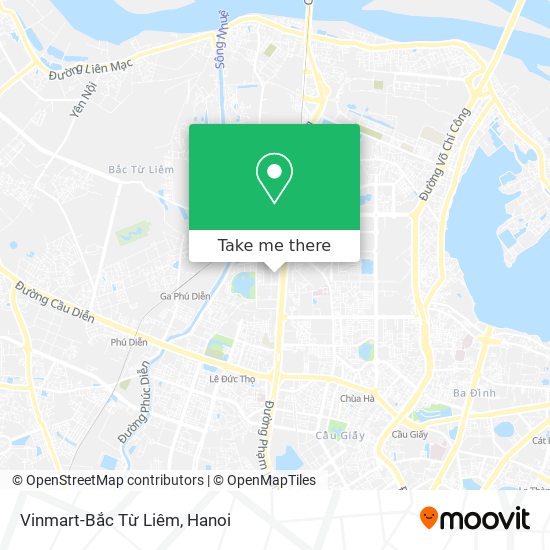 Vinmart-Bắc Từ Liêm map