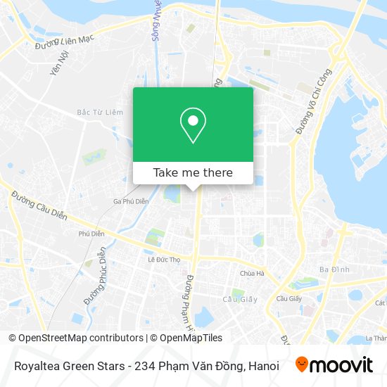 Royaltea Green Stars - 234 Phạm Văn Đồng map