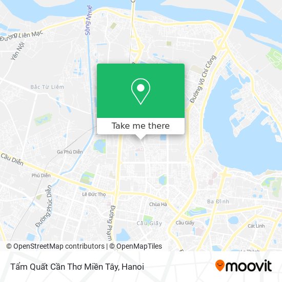 Tẩm Quất Cần Thơ Miền Tây map