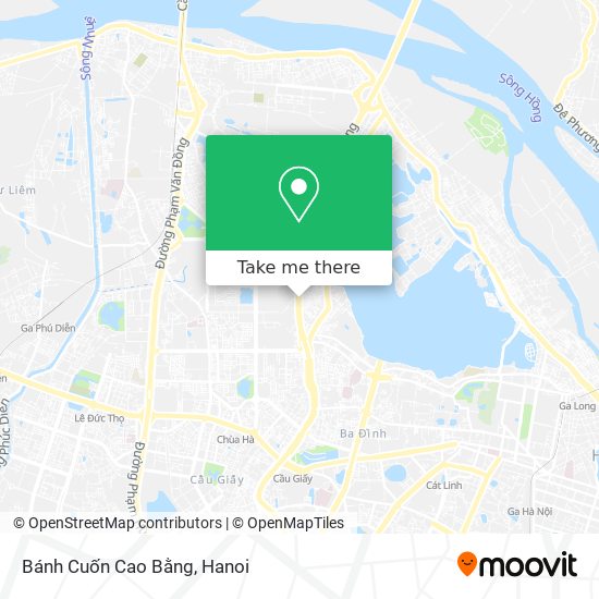 Bánh Cuốn Cao Bằng map