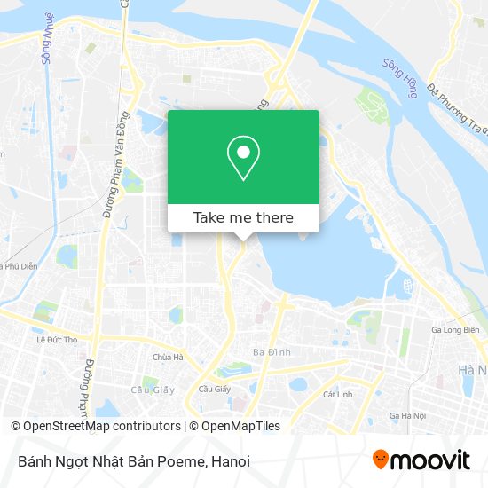 Bánh Ngọt Nhật Bản Poeme map