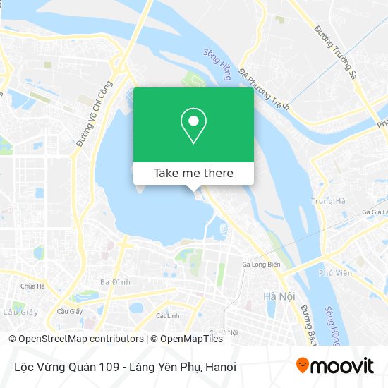 Lộc Vừng Quán 109 - Làng Yên Phụ map