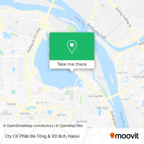 Cty Cổ Phần Bê Tông & XD Bch map