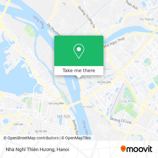 Nhà Nghỉ Thiên Hương map