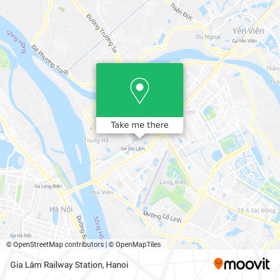 Gia Lâm Railway Station map