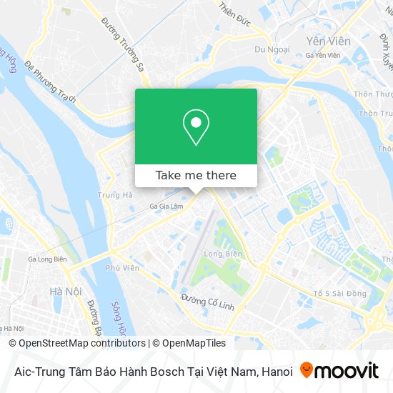 Aic-Trung Tâm Bảo Hành Bosch Tại Việt Nam map
