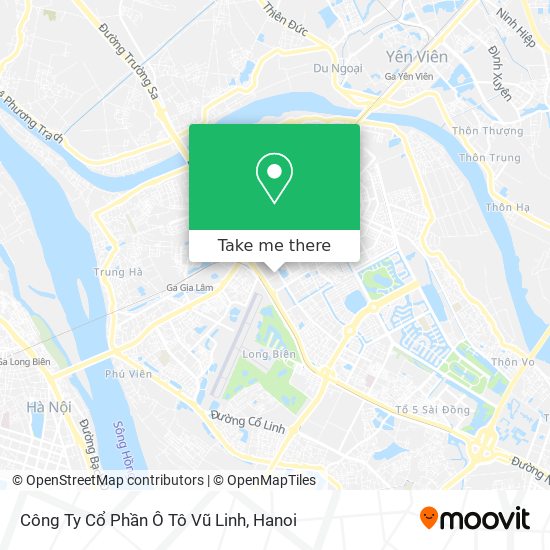 Công Ty Cổ Phần Ô Tô Vũ Linh map