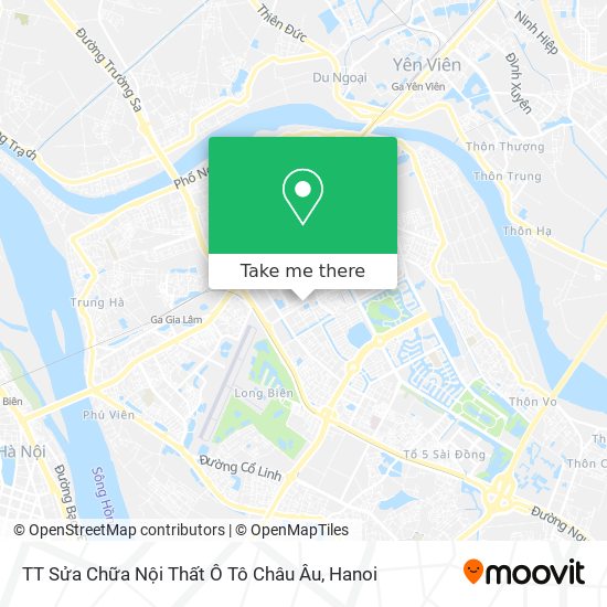 TT Sửa Chữa Nội Thất Ô Tô Châu Âu map