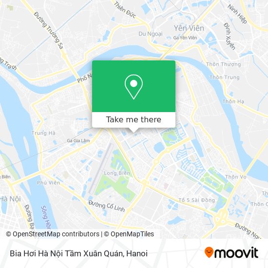 Bia Hơi Hà Nội Tầm Xuân Quán map
