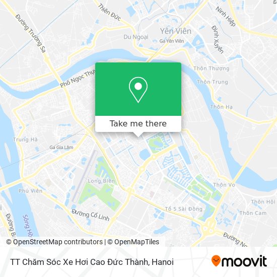 TT Chăm Sóc Xe Hơi Cao Đức Thành map