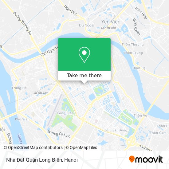 Nhà Đất Quận Long Biên map