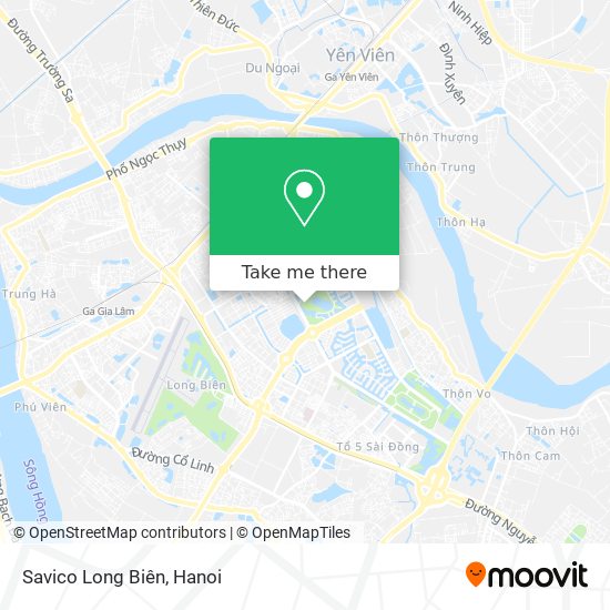 Savico Long Biên map