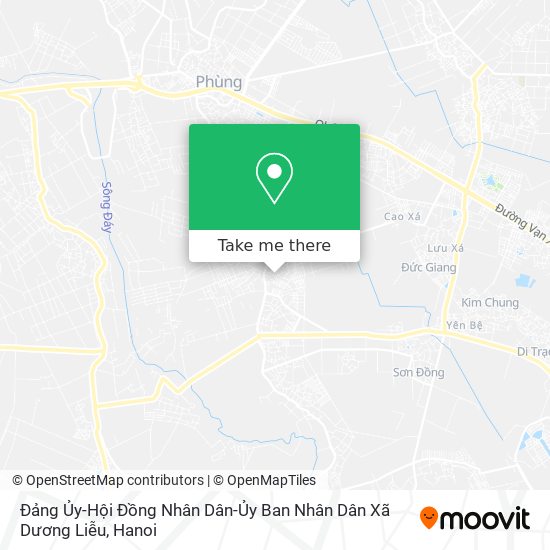 Đảng Ủy-Hội Đồng Nhân Dân-Ủy Ban Nhân Dân Xã Dương Liễu map