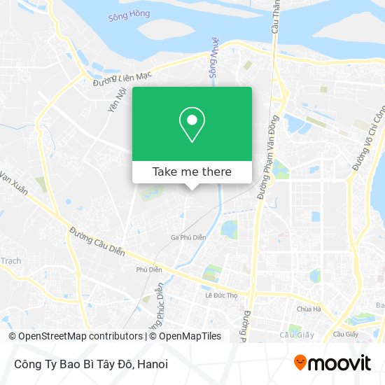 Công Ty Bao Bì Tây Đô map