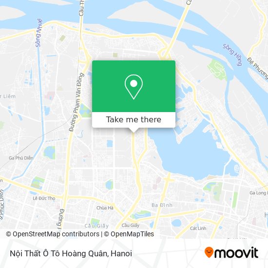 Nội Thất Ô Tô Hoàng Quân map