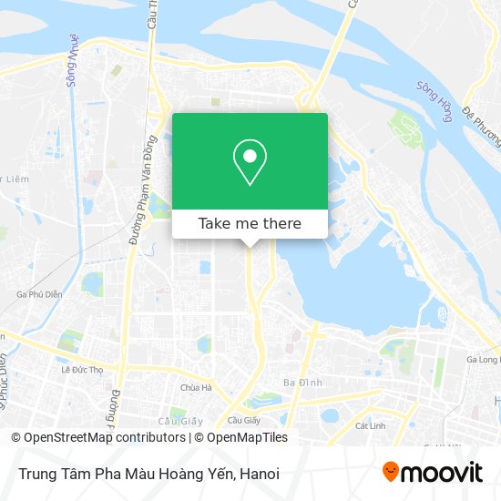 Trung Tâm Pha Màu Hoàng Yến map