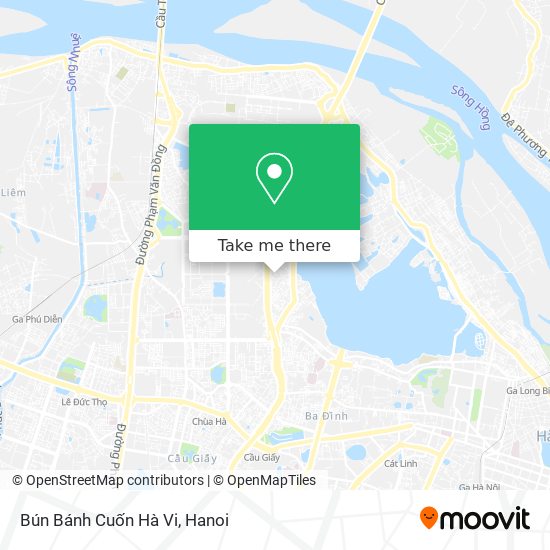 Bún Bánh Cuốn Hà Vi map