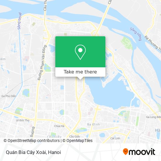 Quán Bia Cây Xoài map