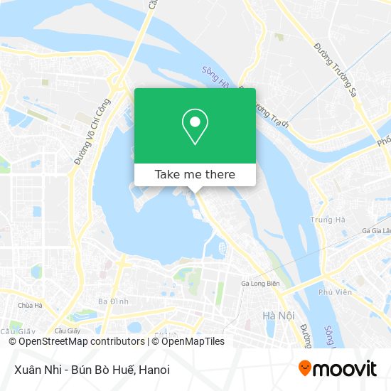 Xuân Nhi - Bún Bò Huế map
