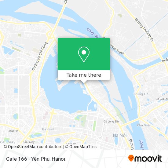 Cafe 166 - Yên Phụ map