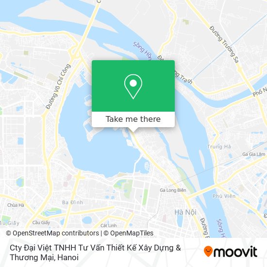 Cty Đại Việt TNHH Tư Vấn Thiết Kế Xây Dựng & Thương Mại map